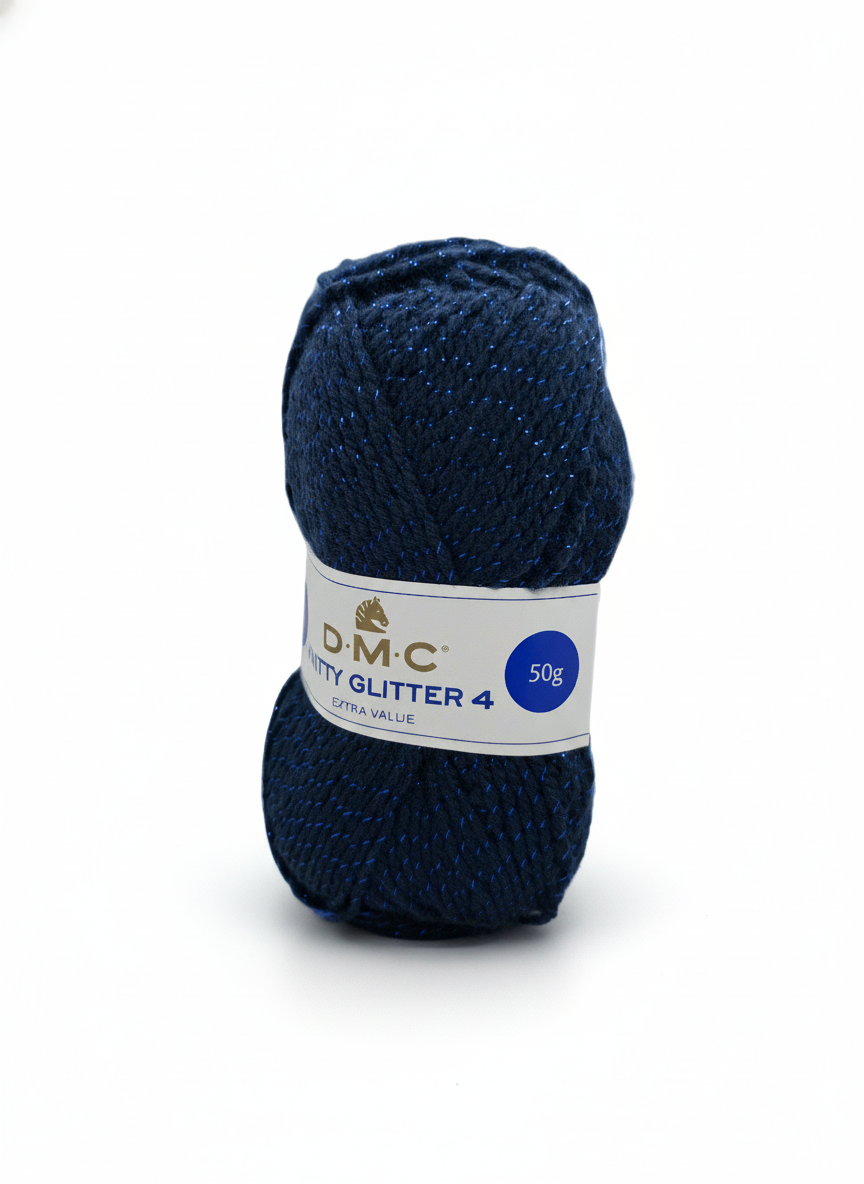 Acrilico lurex blu