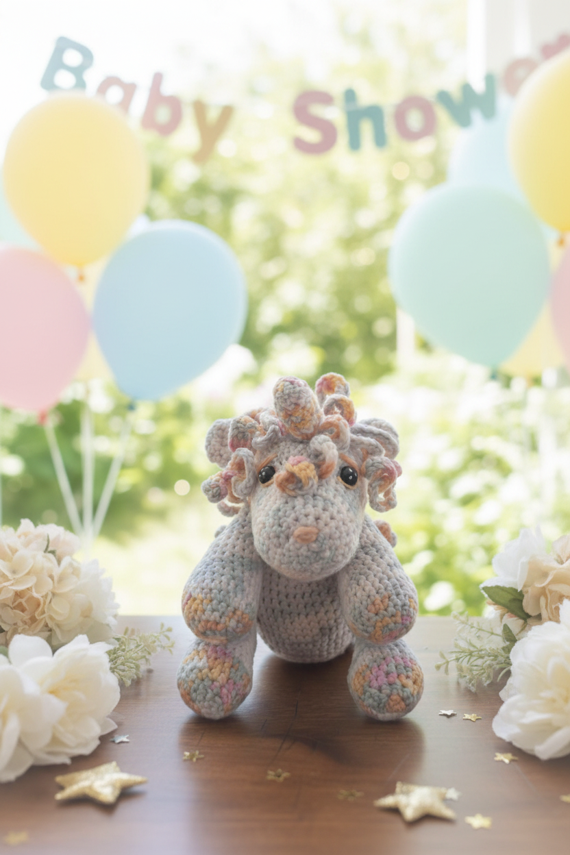 Amigurumi baby shower