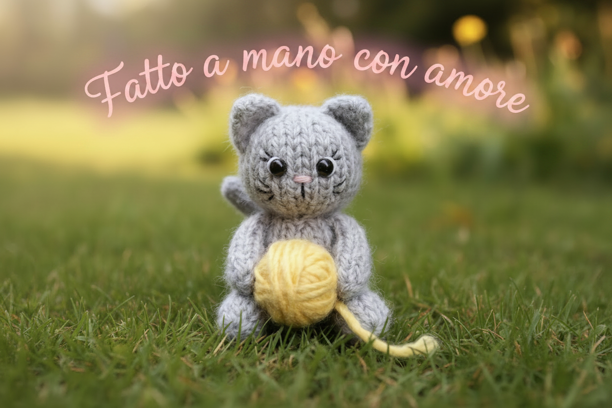 Amigurumi gattino fatto con amore