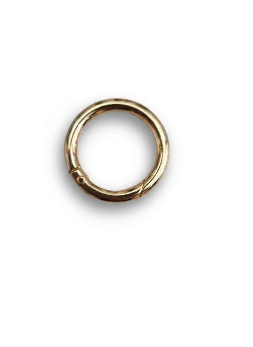 Anello e moschettone per borse fai-da-te eleganti