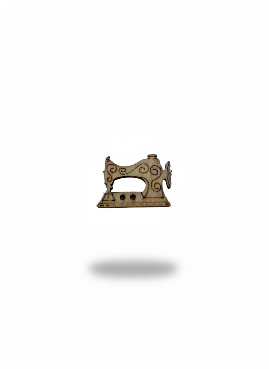 Bottone legno macchina da cucire