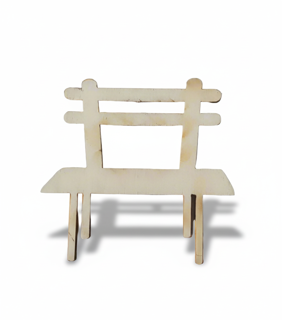 Bottone legno panchina