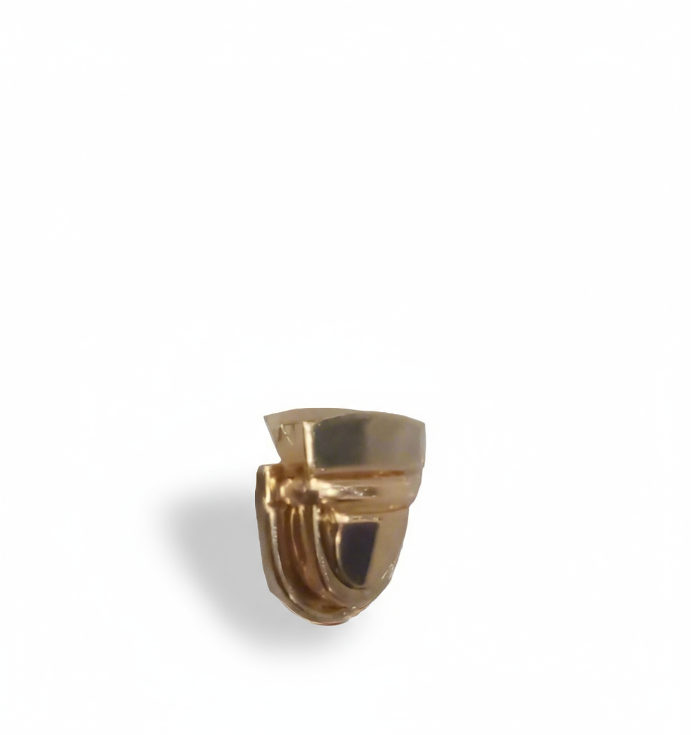 Chiusura cartella borsa oro