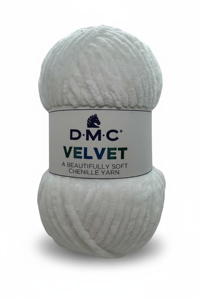 Ciniglia velvet bianco