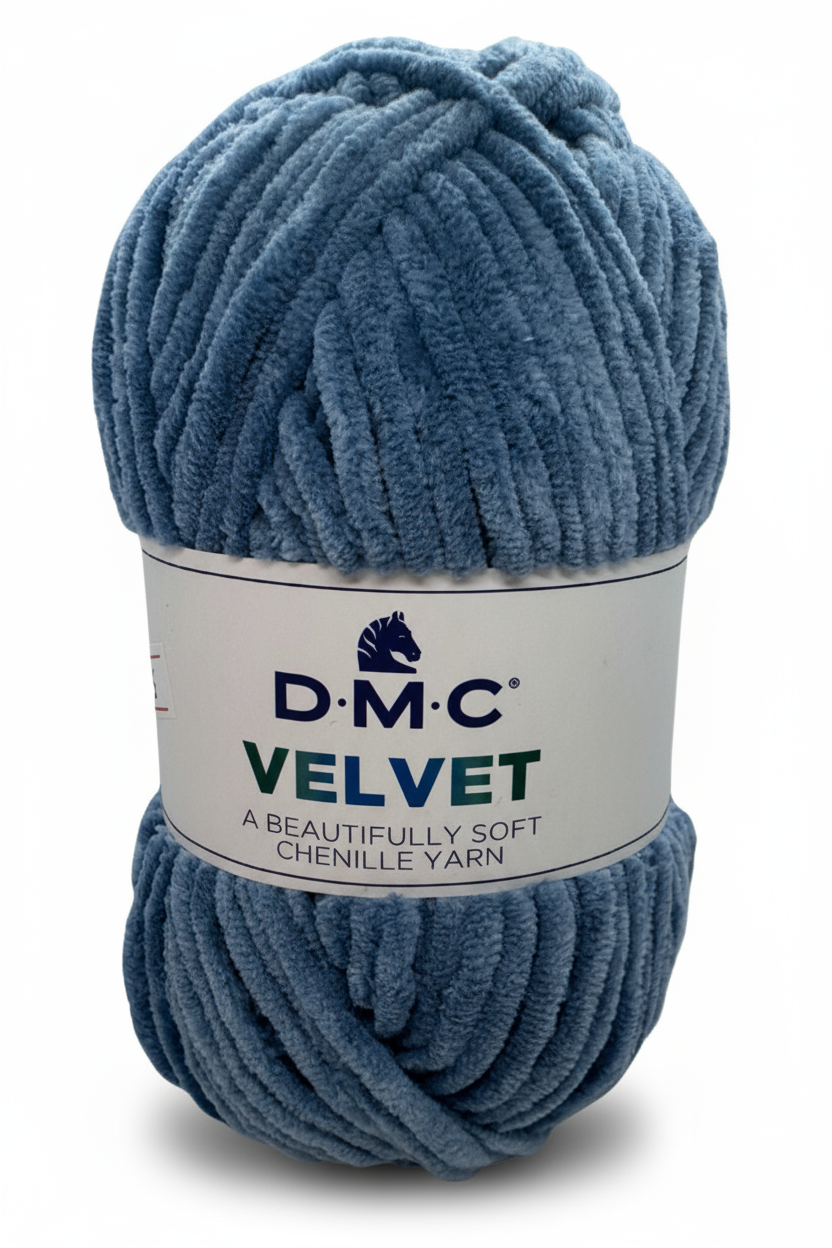 Ciniglia velvet blu