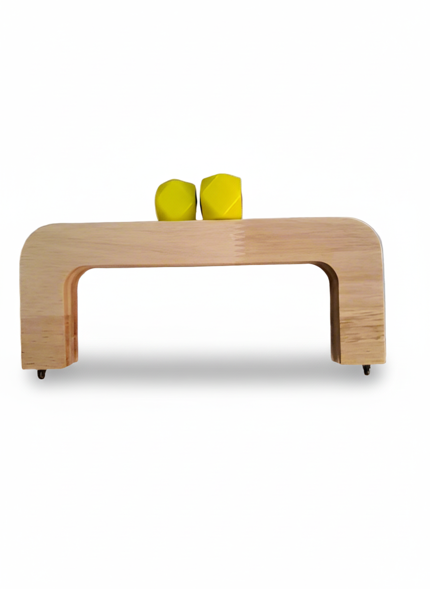 Clac legno prisma giallo