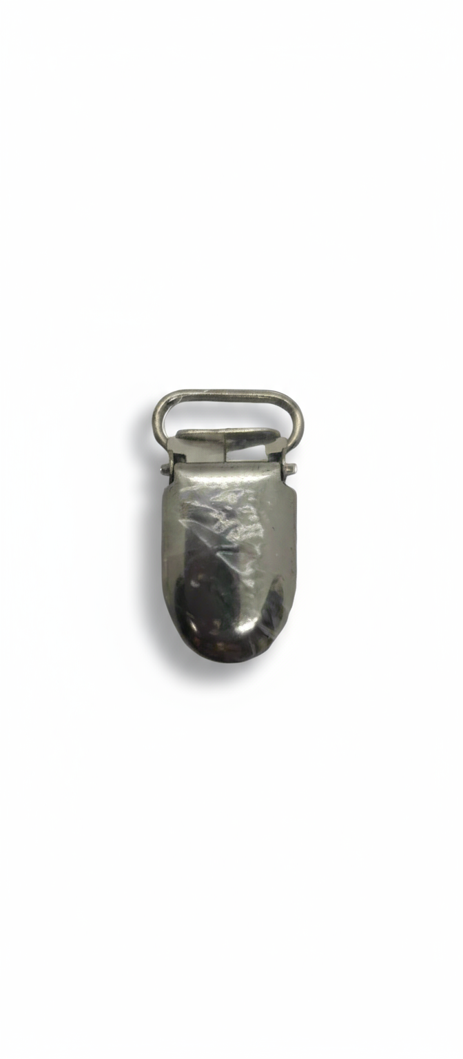 Clip ciuccio metallo 