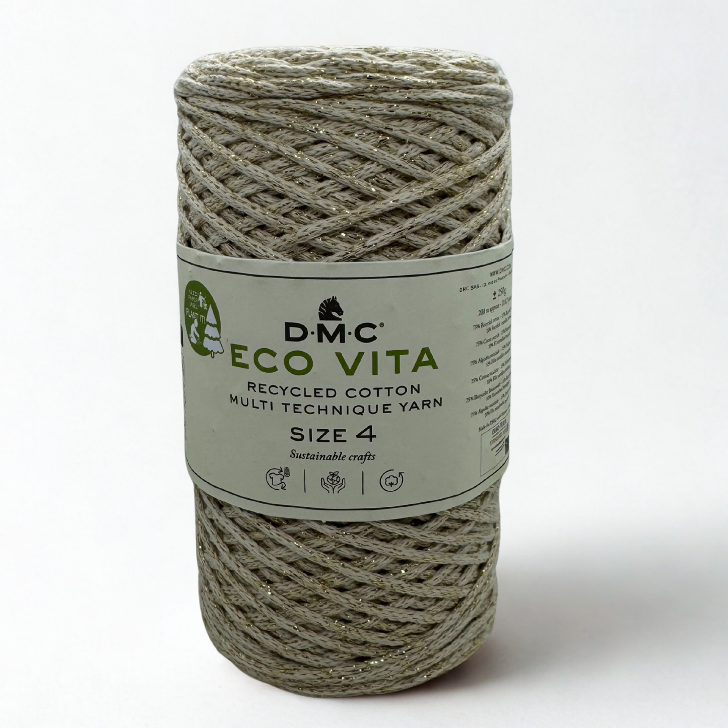 Cordino lurex beige 