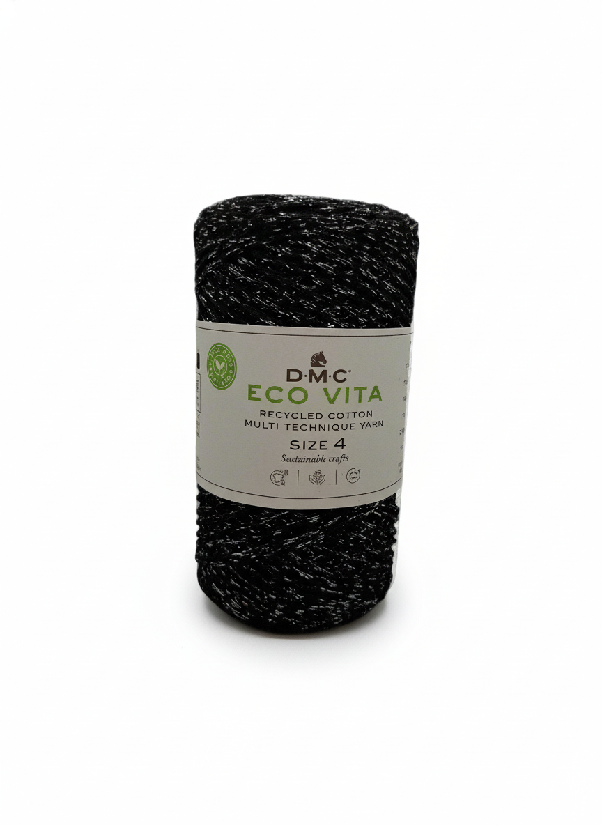 Cordino lurex nero