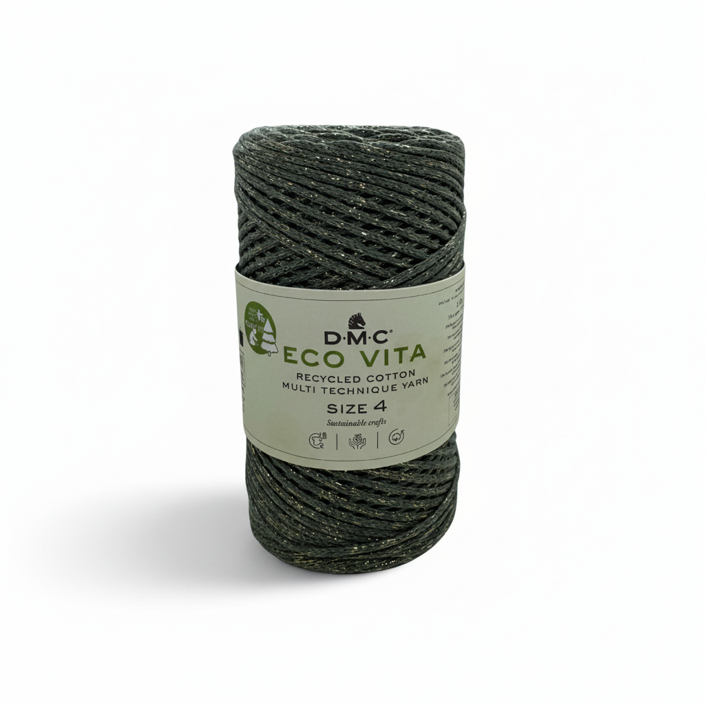 Cordino lurex verde oliva