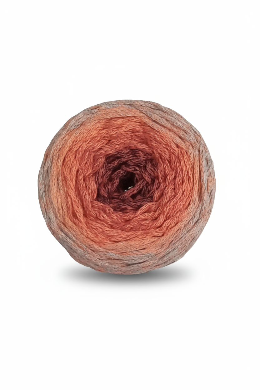 Cotone sfumato arancione