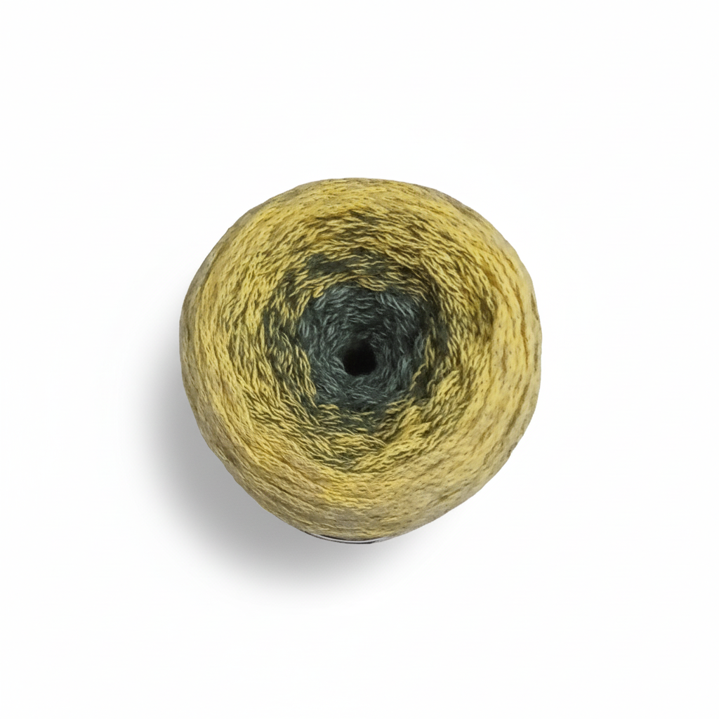 Cotone sfumato verde