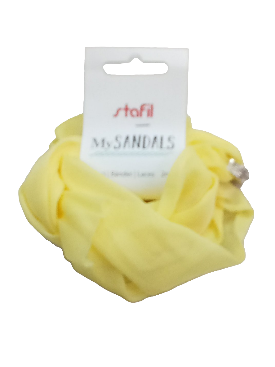 Fettuccia gialla per infradito