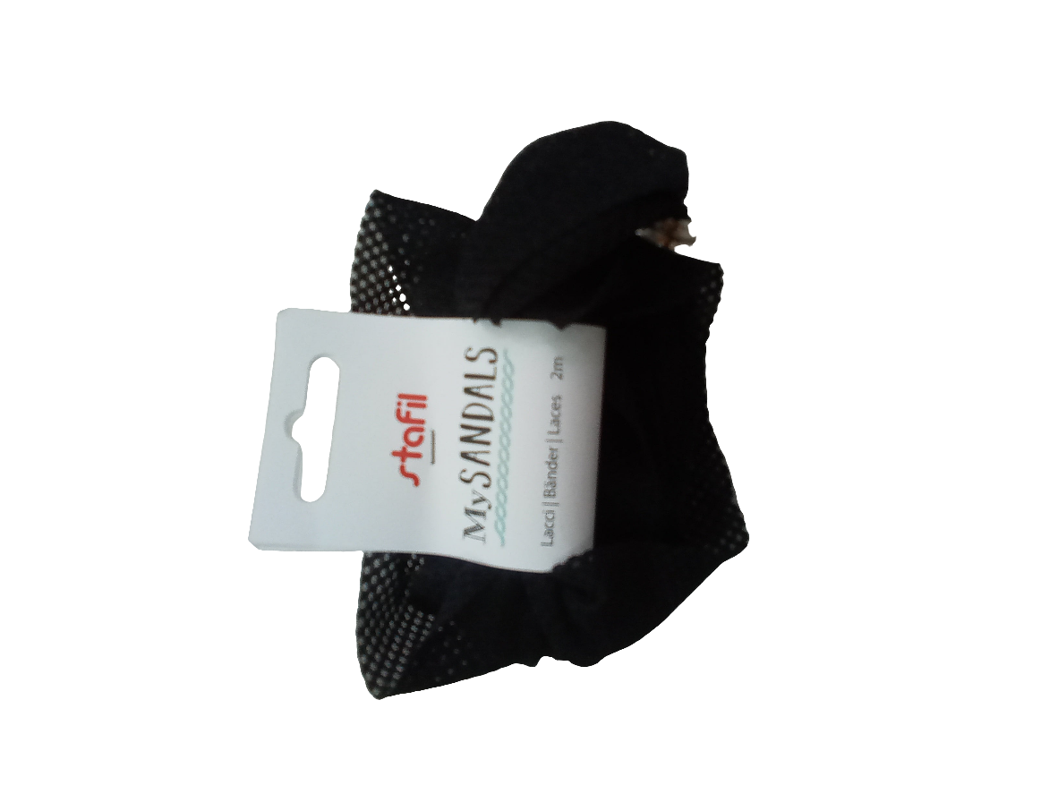 Fettuccia nera per infradito