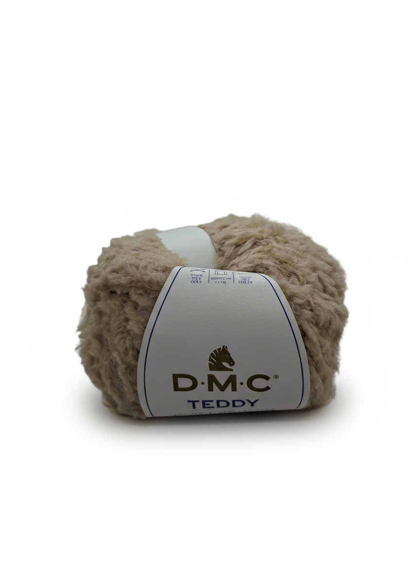 Filato peloso teddy beige