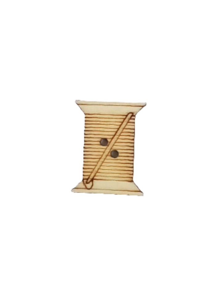 Bottoni Decorativi in Legno per Cucito Creativo-Angels Style merceria creativa