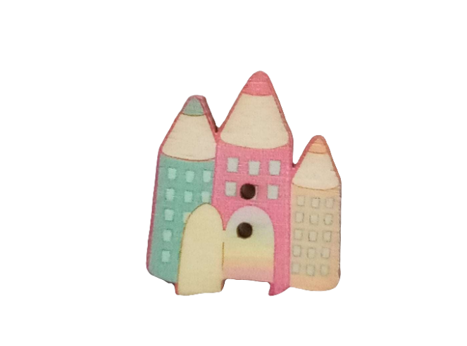 Bottoni Decorativi in Legno per Cucito Creativo-Angels Style merceria creativa