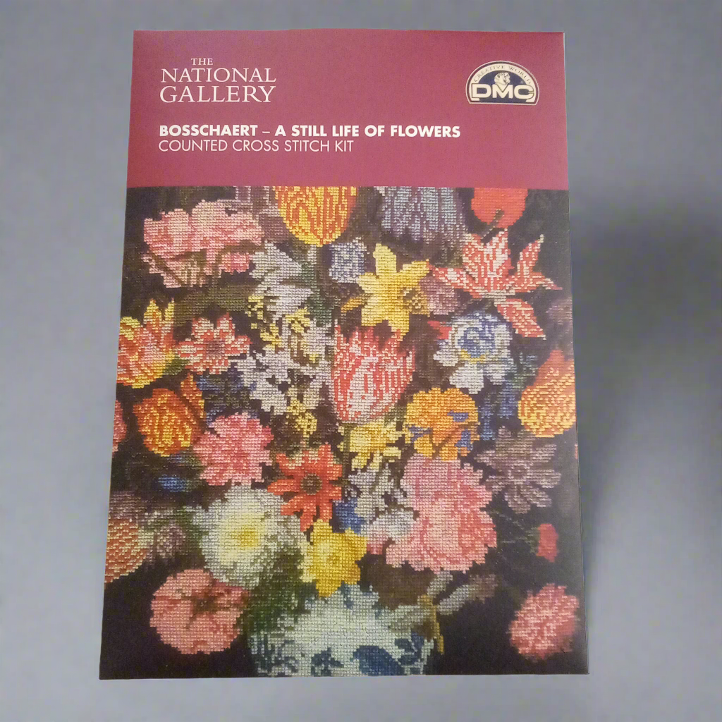 Kit punto croce fiori national gallery