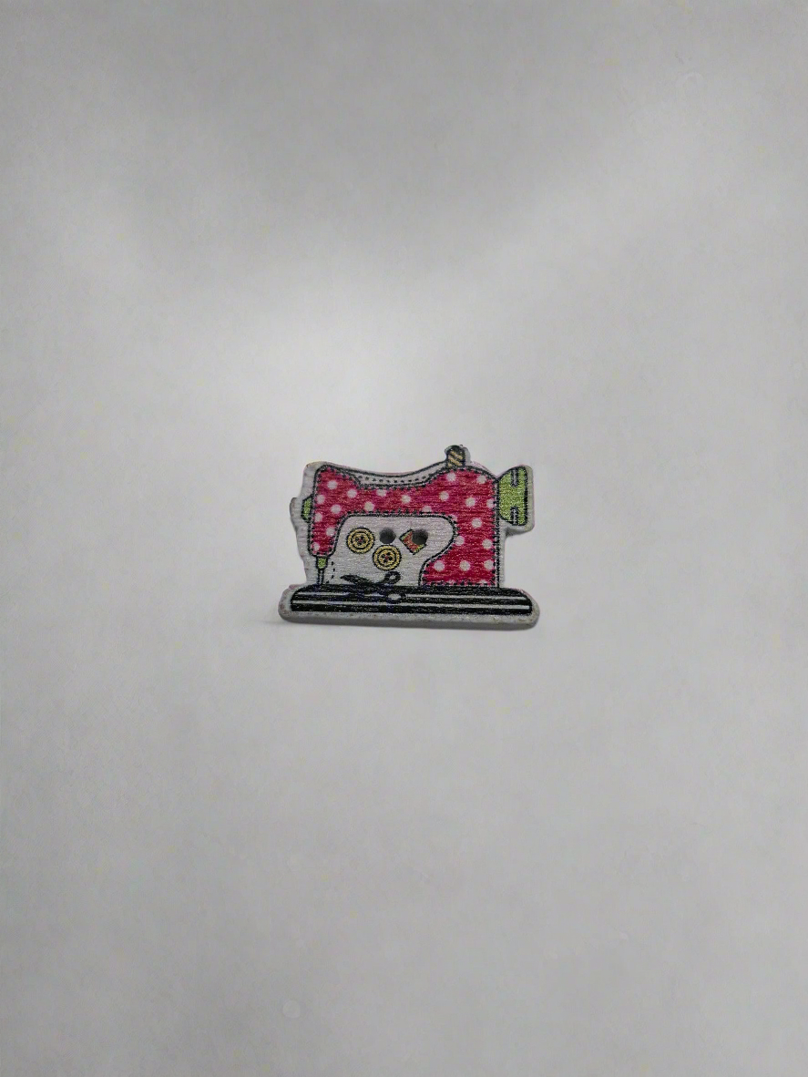 Macchina da cucire pois rosa