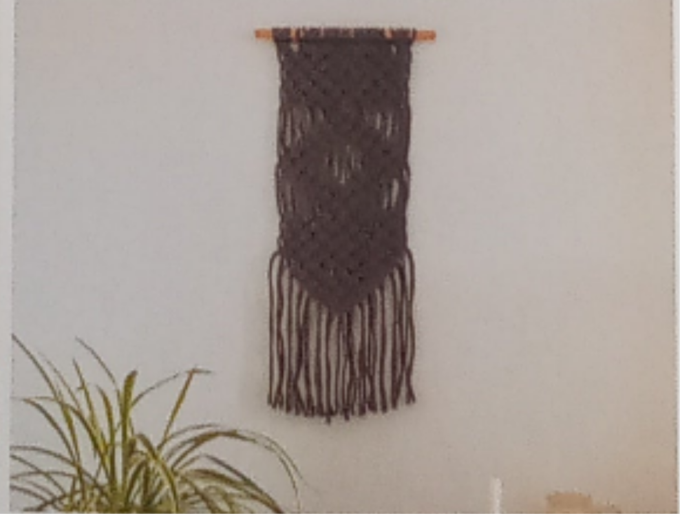 Macramè da appendere al muro