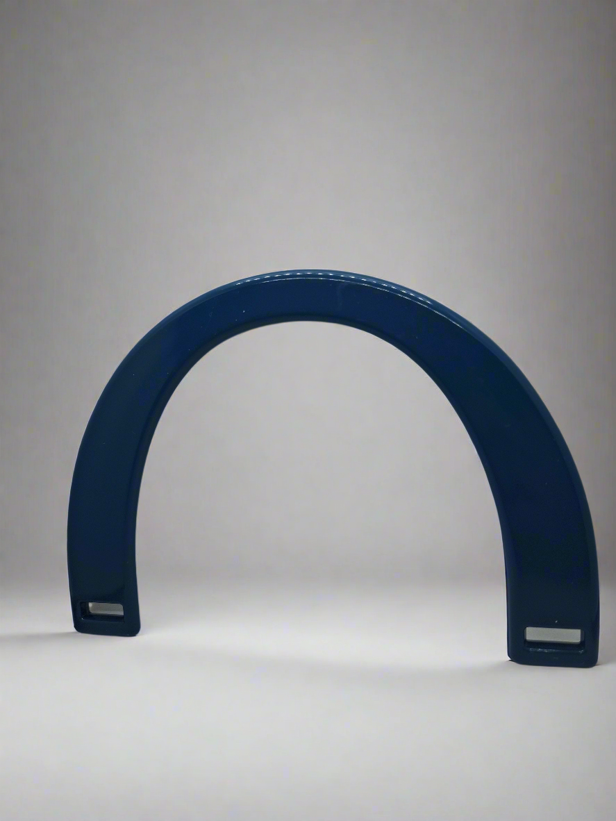 Manico mezzaluna grande blu