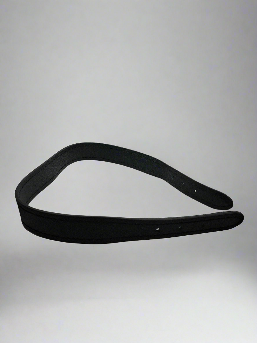 Manico nero ecopelle 