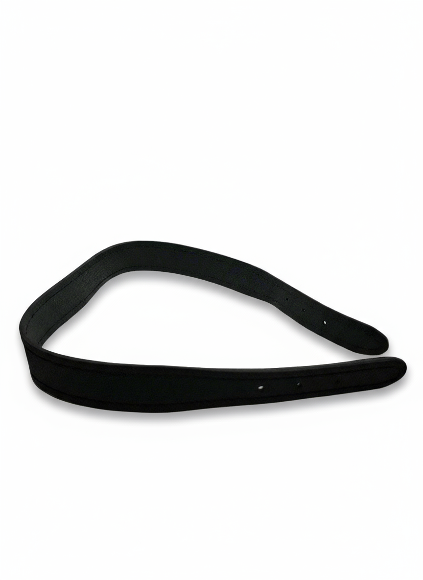 Manico nero ecopelle 