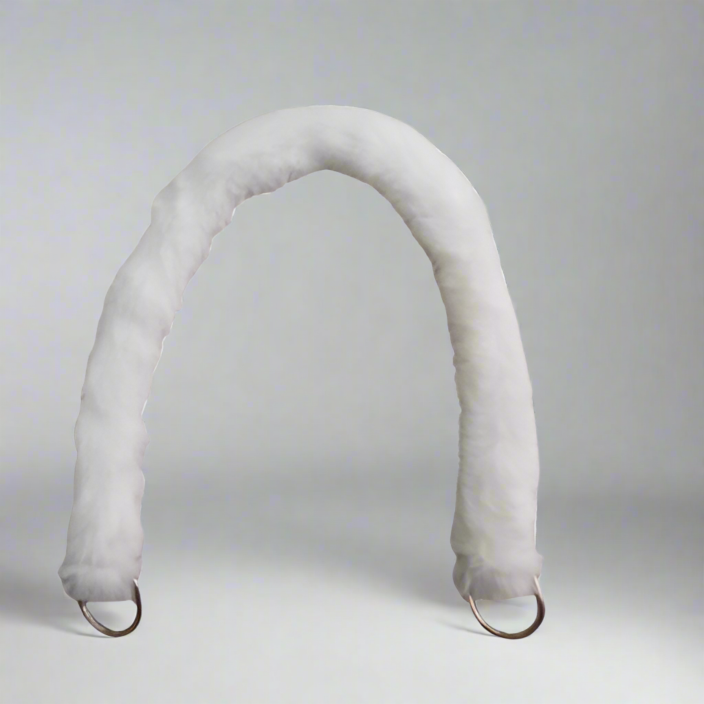 Manico peloso bianco 