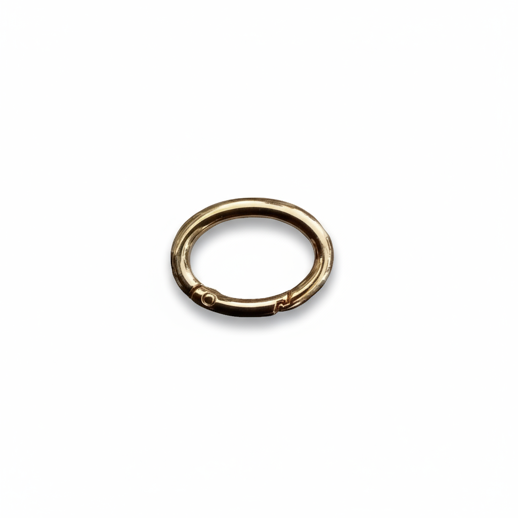 Anello e moschettone per borse fai-da-te eleganti