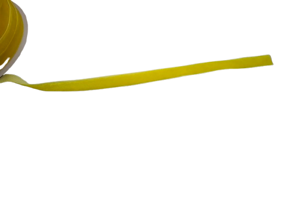 Nastro velluto giallo 