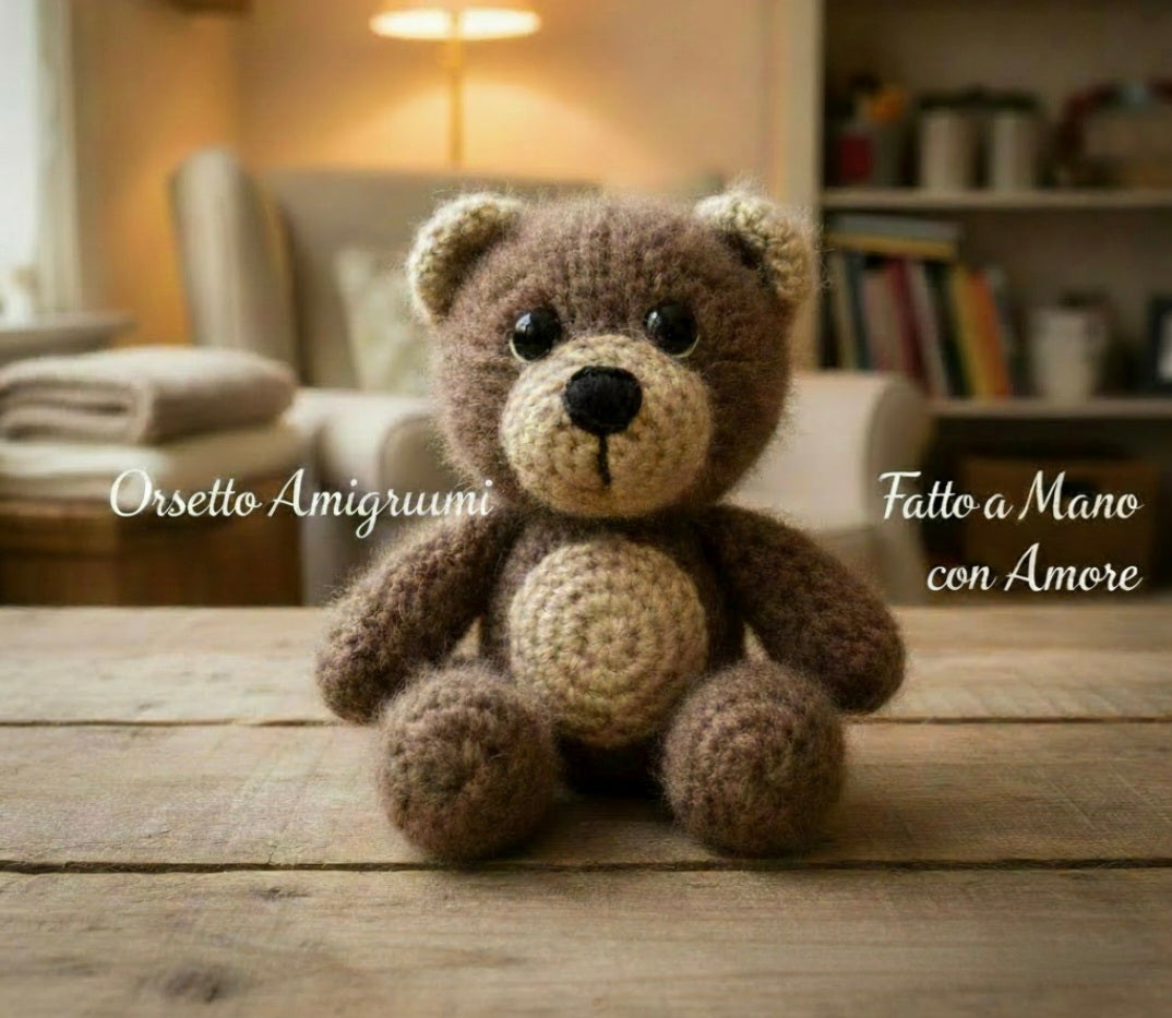 Orsetto amigurumi fatto a mano 