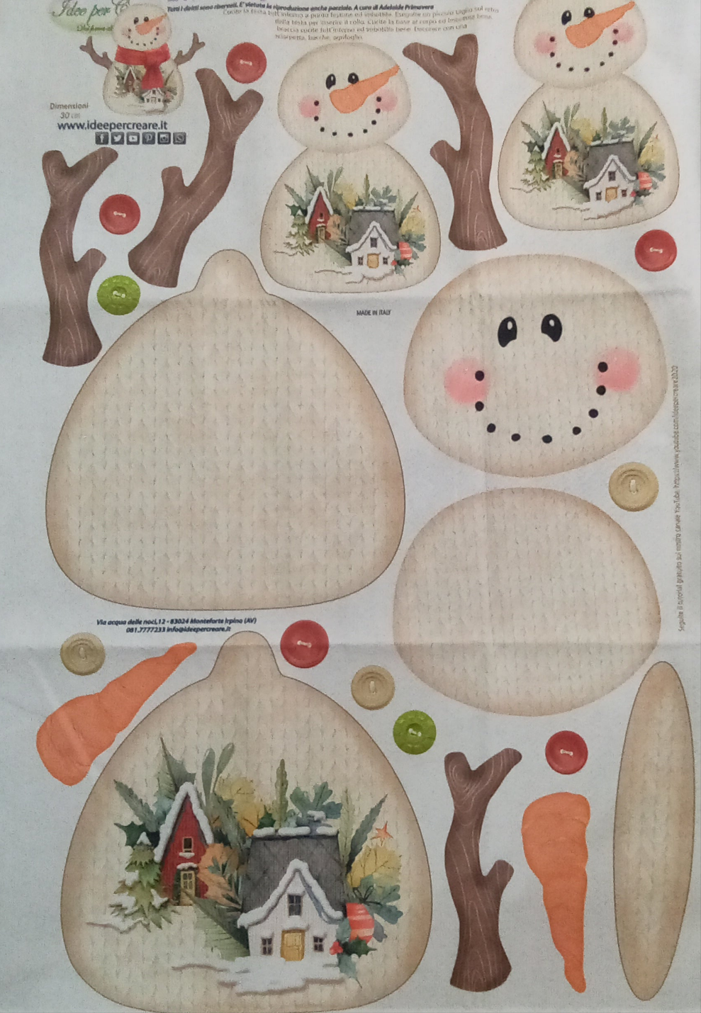 Pannello pannolenci frosty grande