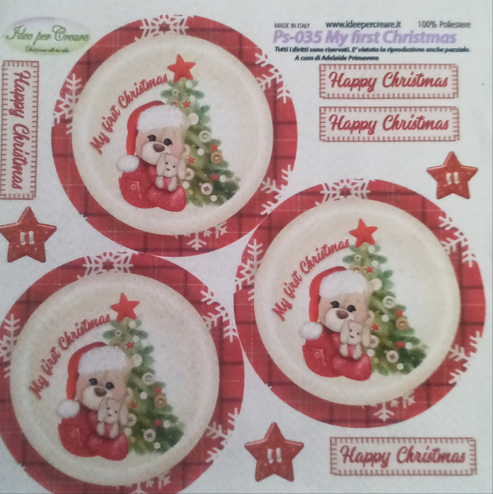 Pannello pannolenci il mio primo natale 