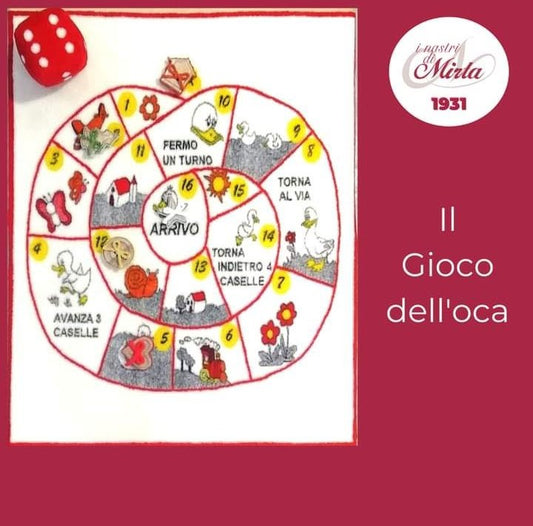 Plaid gioco dell'oca