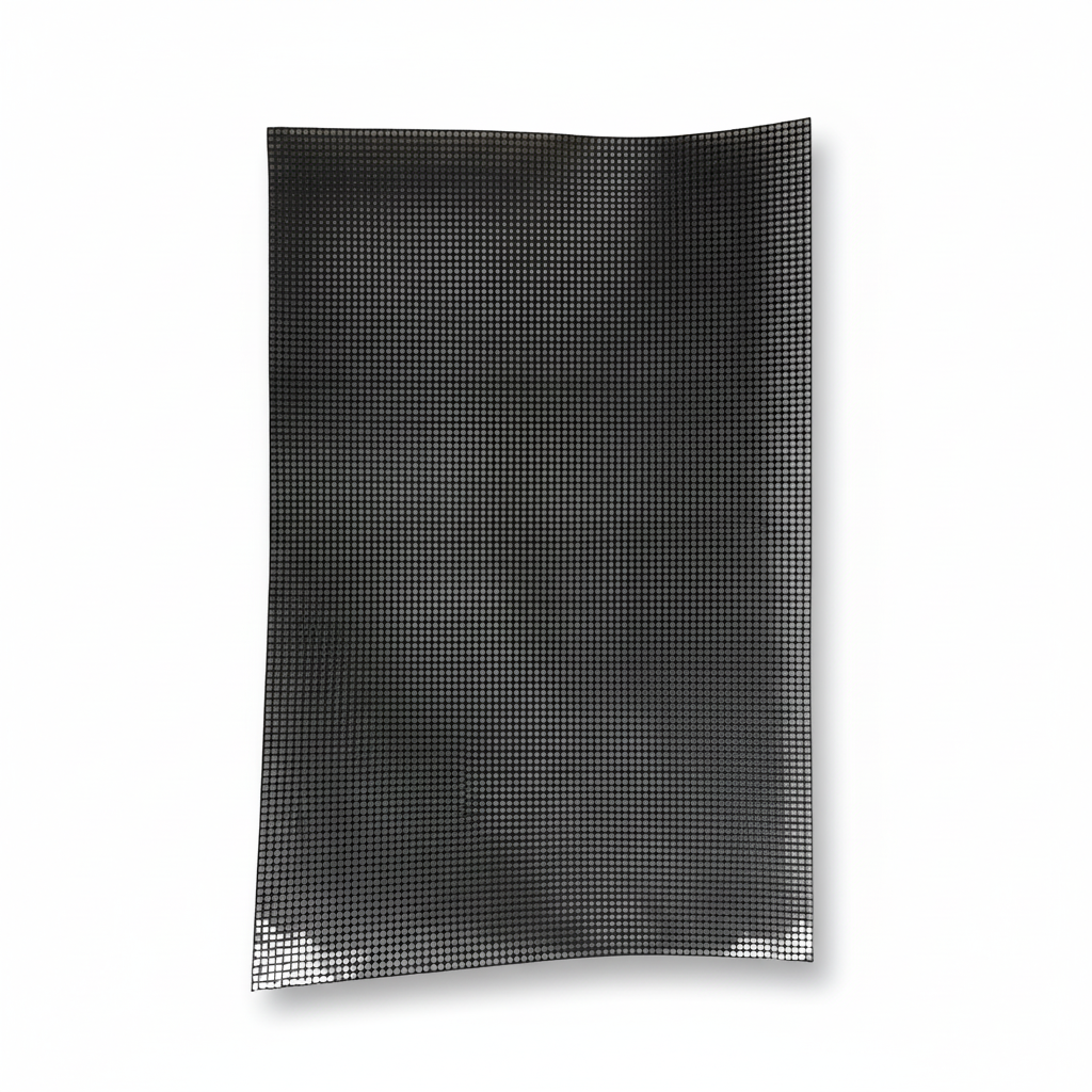 Rete canvas rettangolare nera