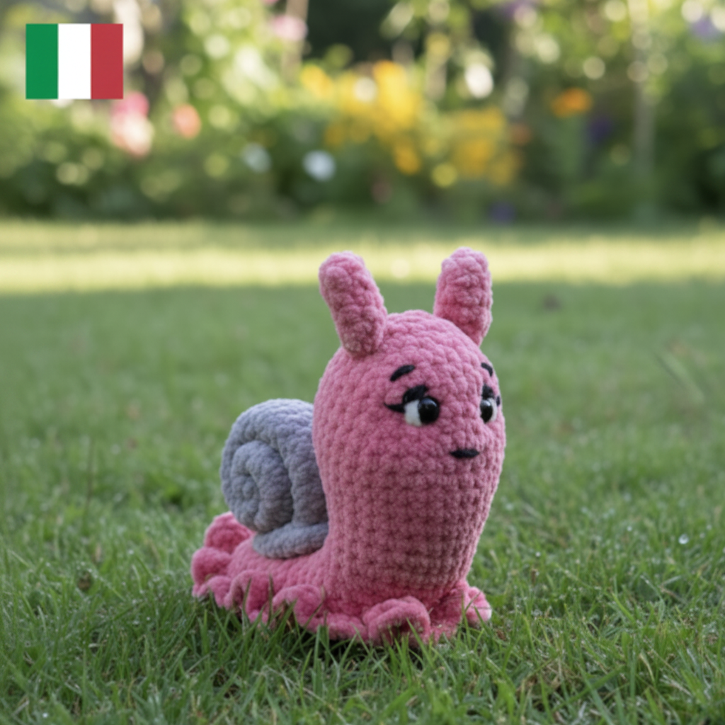 Schema amigurumi in italiano lumaca 