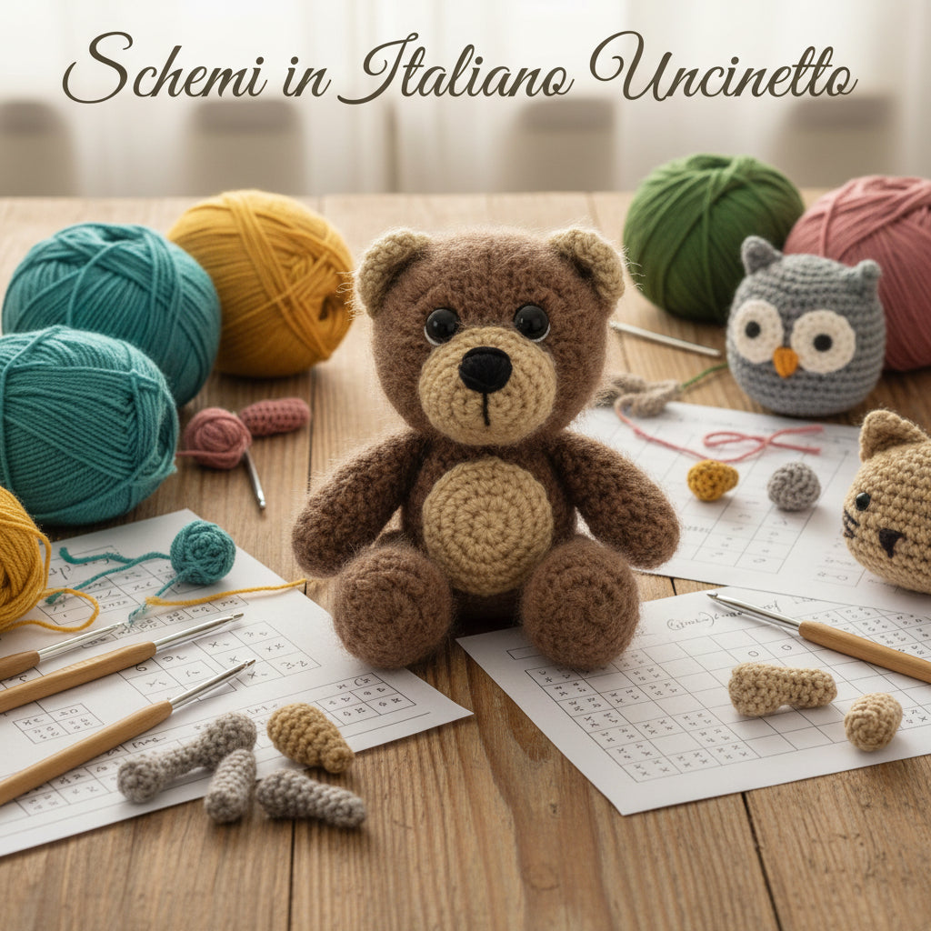 Schema in italiano uncinetto 