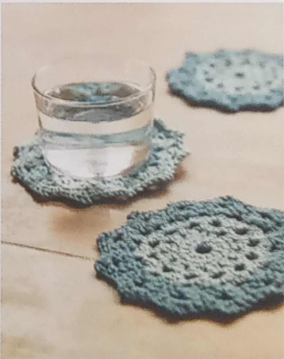 Sottobicchieri uncinetto