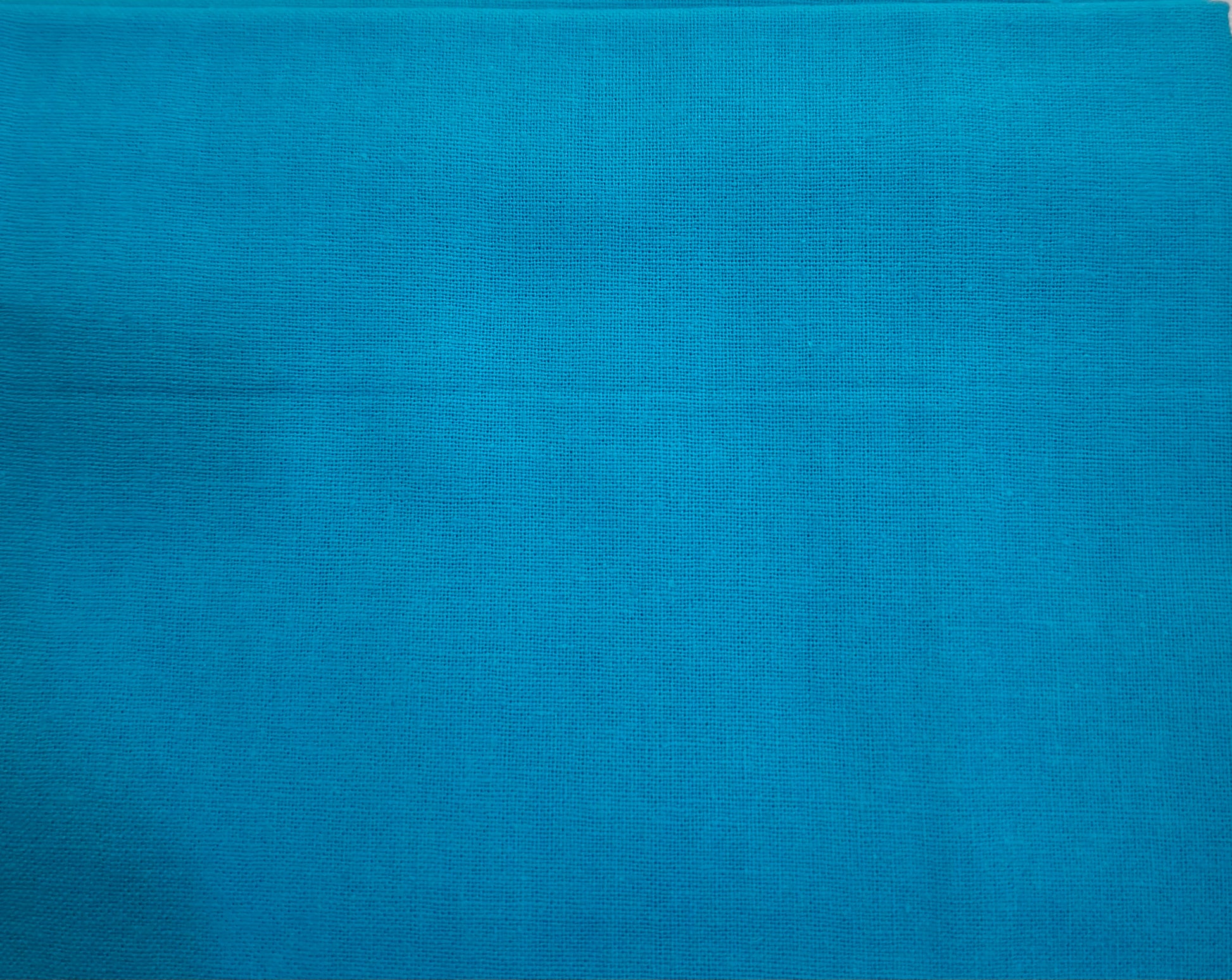 Tessuto cotone turchese