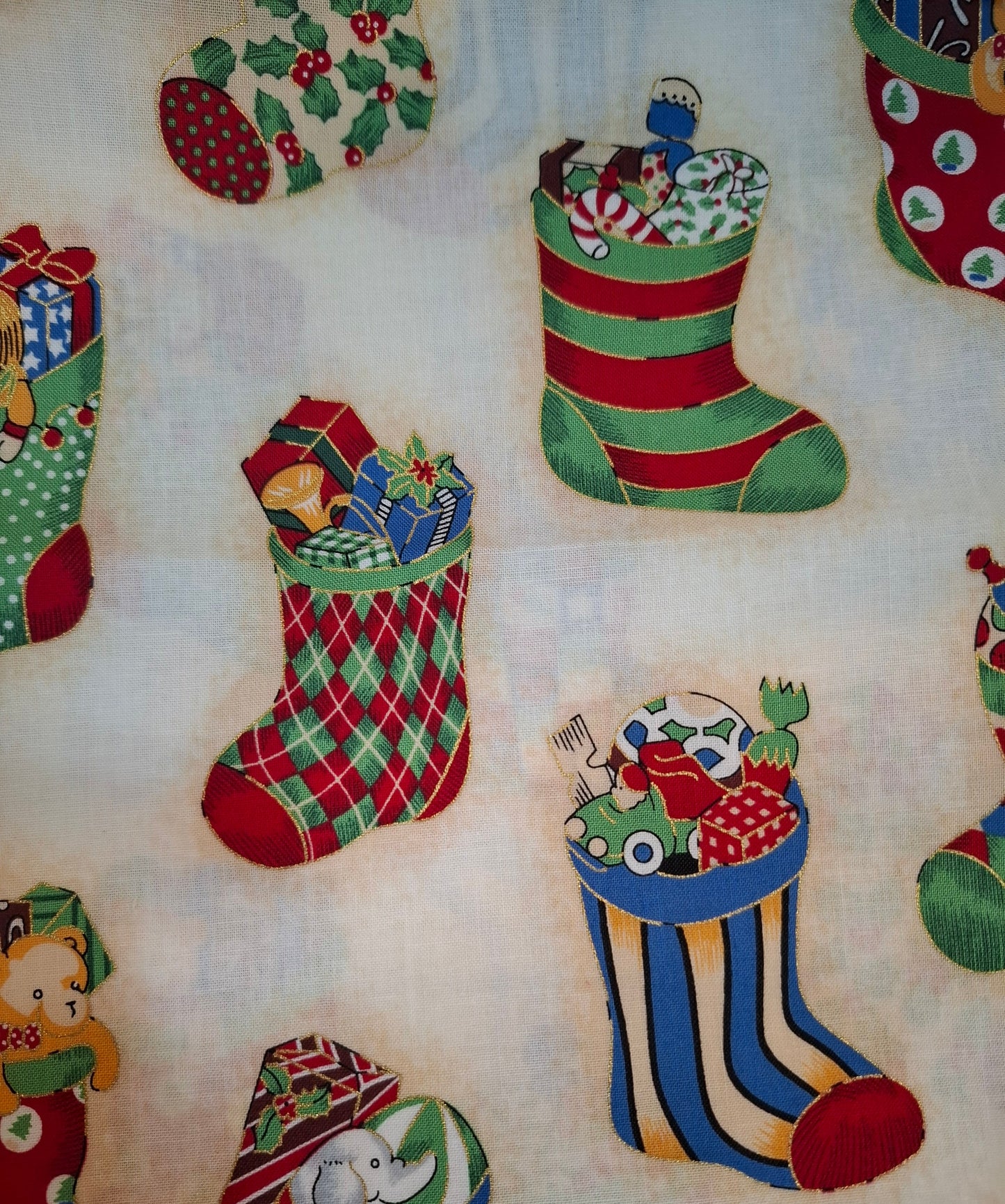 Tessuto panna calze befana