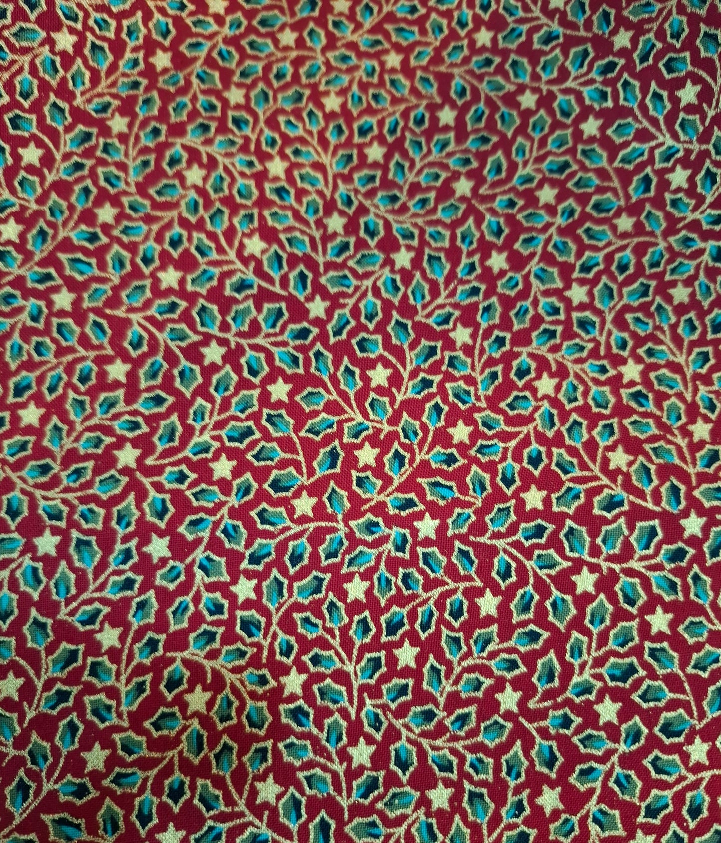 Tessuto rosso agrifoglio verde e rosso