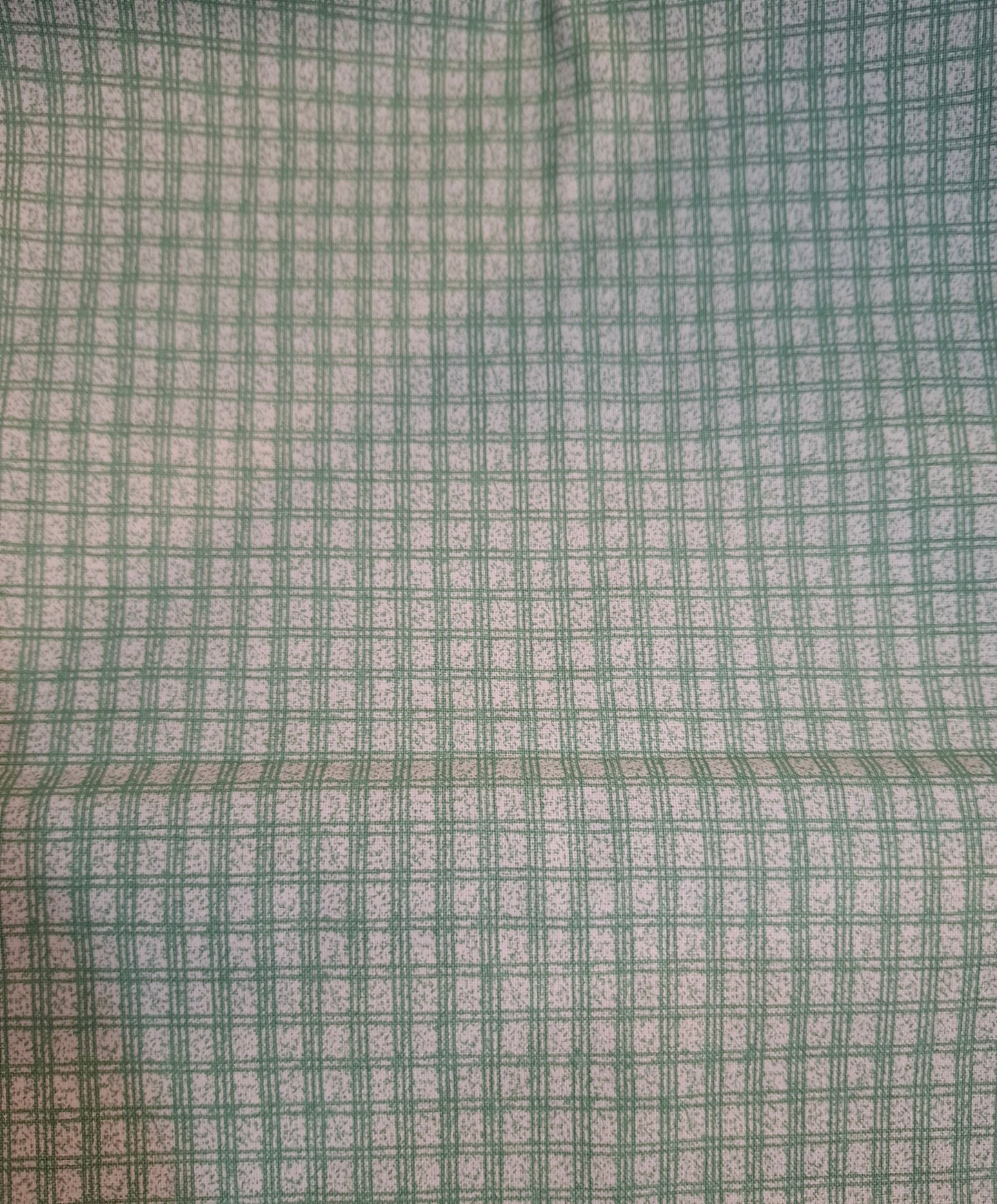 Tessuto verde a quadretti 