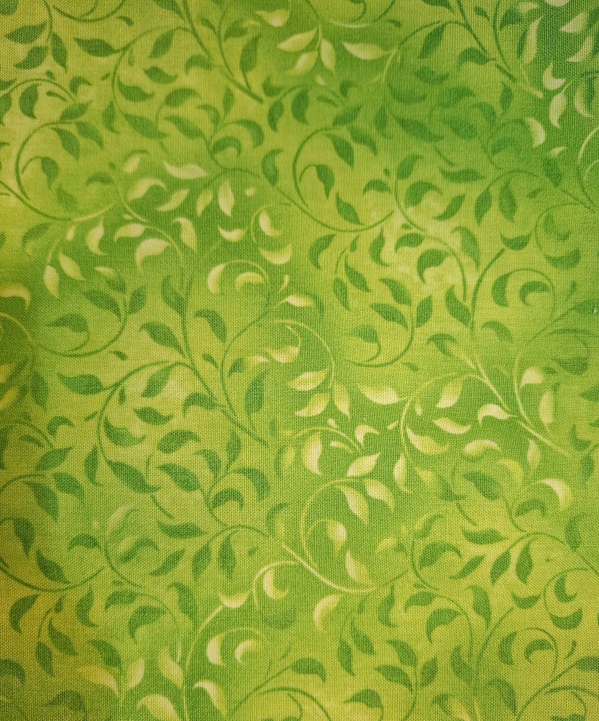 Tessuto verde fantasia