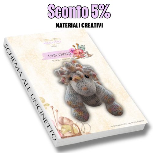 Unicorno all'uncinetto con sconto