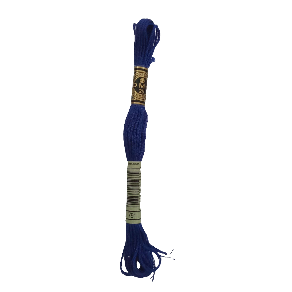 Scatena i tuoi punti creativi con il filo da ricamo Mouliné - blu
