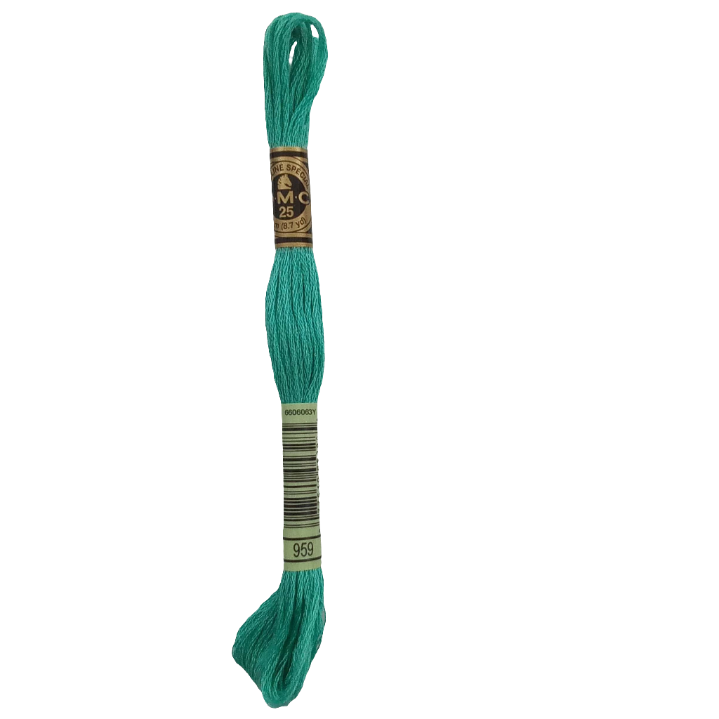 Scatena i tuoi punti creativi con il filo da ricamo Mouliné - verde chiaro