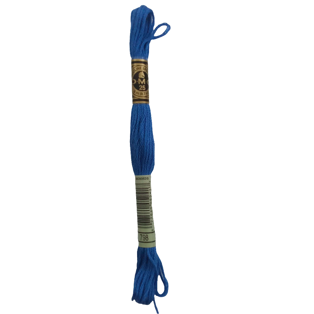 Scatena i tuoi punti creativi con il filo da ricamo Mouliné - blu