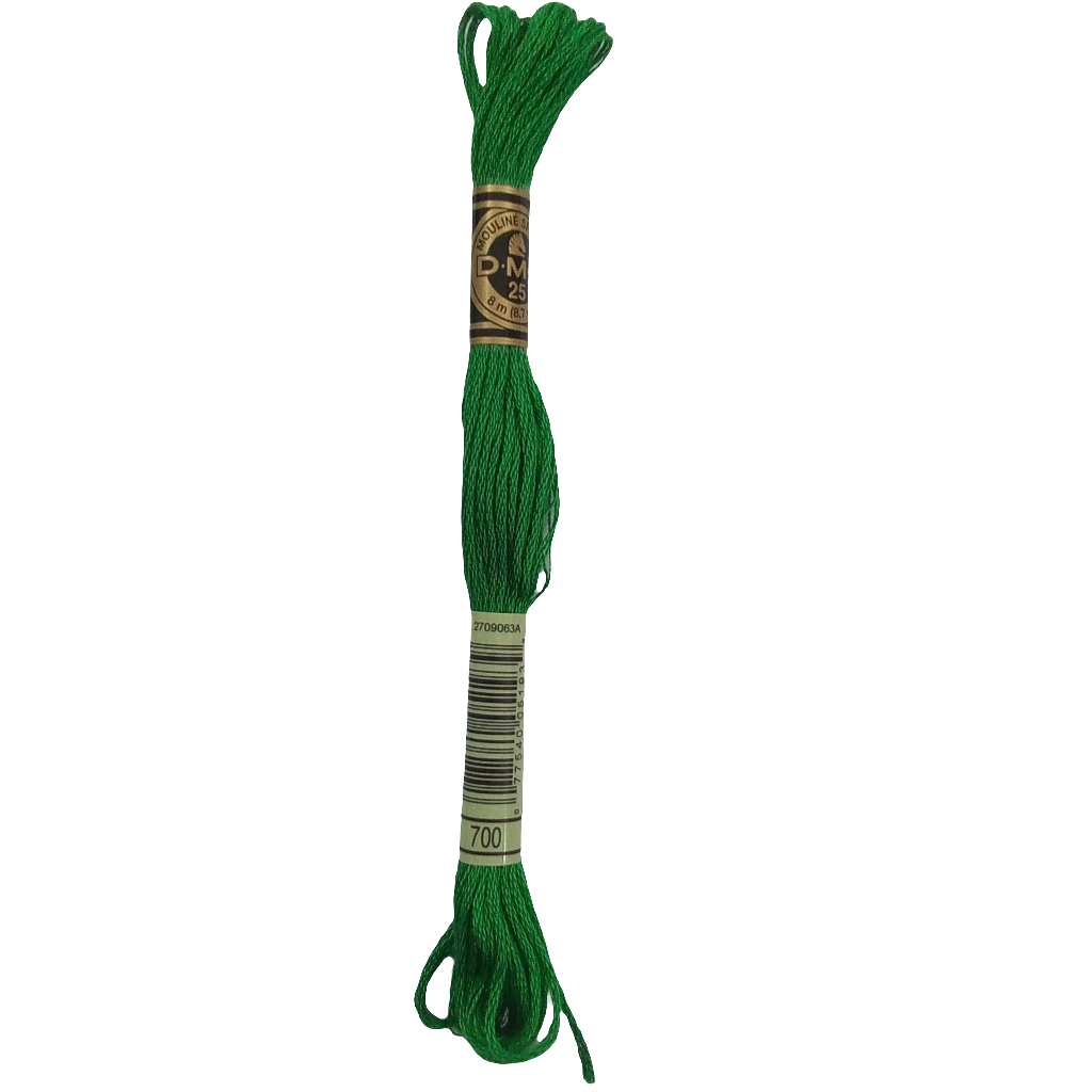 Scatena i tuoi punti creativi con il filo da ricamo Mouliné - verde chiaro