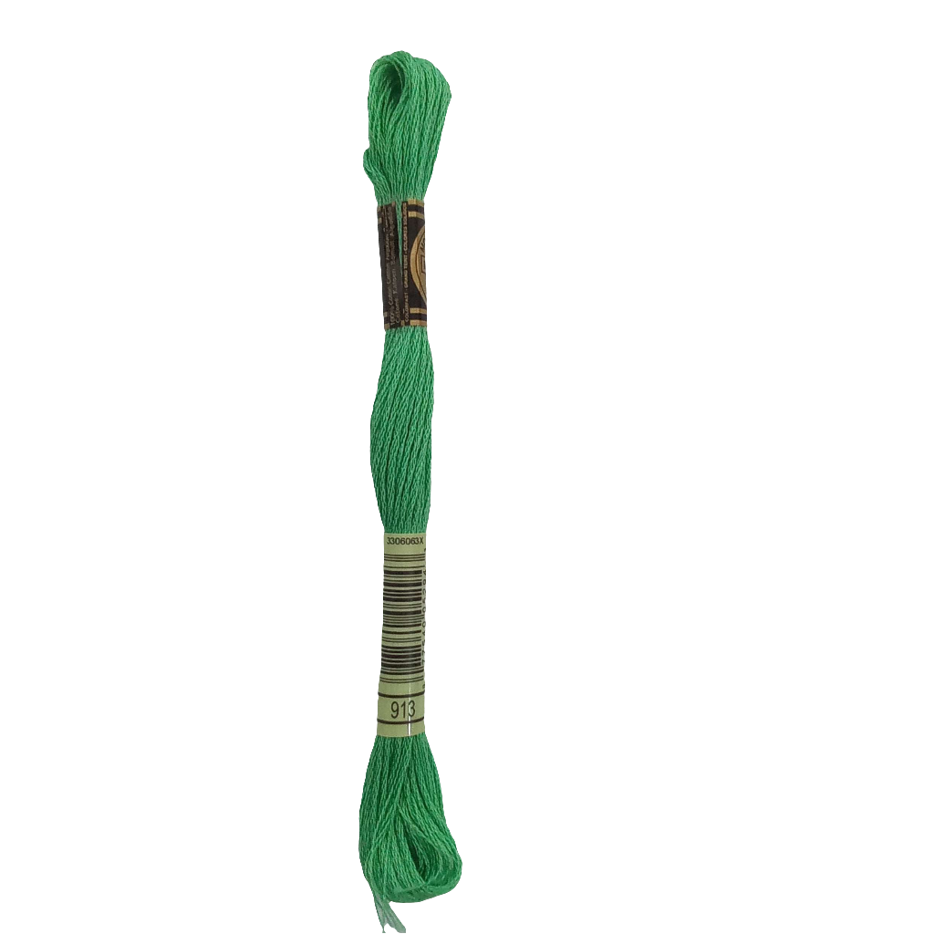 Scatena i tuoi punti creativi con il filo da ricamo Mouliné - verde chiaro