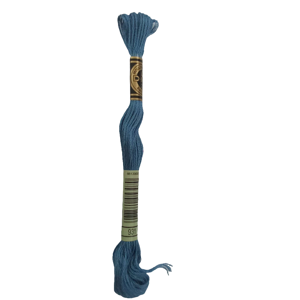 Scatena i tuoi punti creativi con il filo da ricamo Mouliné - blu